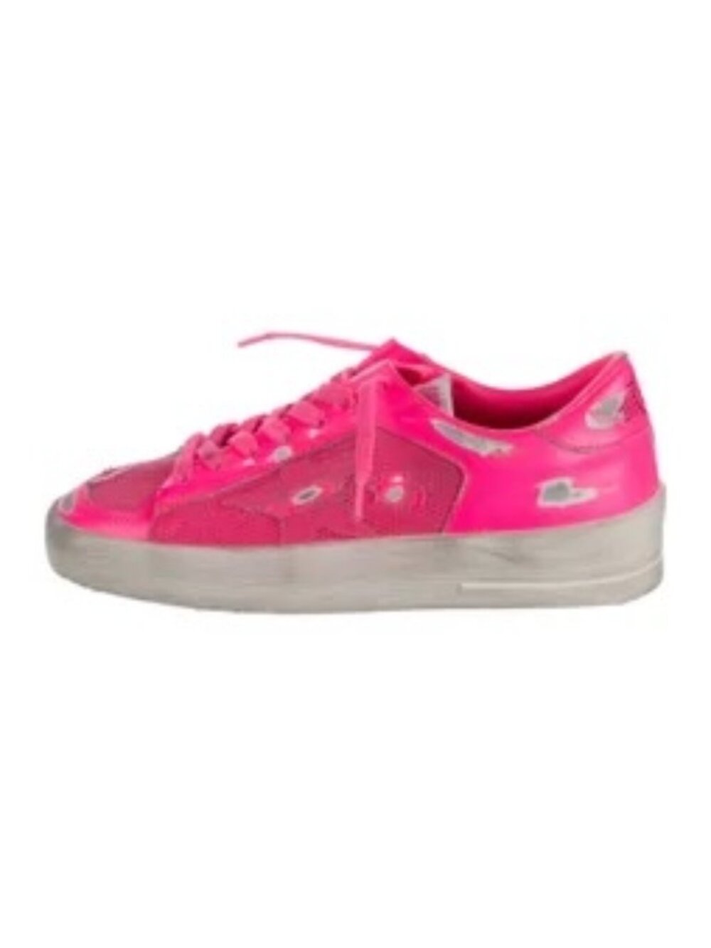 Golden Goose Stardan Leather Sneakers – Pink – Size 39